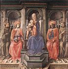 Madonna Enthroned with Saints by Fra Filippo Lippi